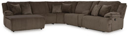 Top Tier Reclining Sectional with Chaise - US Furniture & Mattress (Waterbury,CT)*