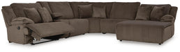 Top Tier Reclining Sectional with Chaise - US Furniture & Mattress (Waterbury,CT)*