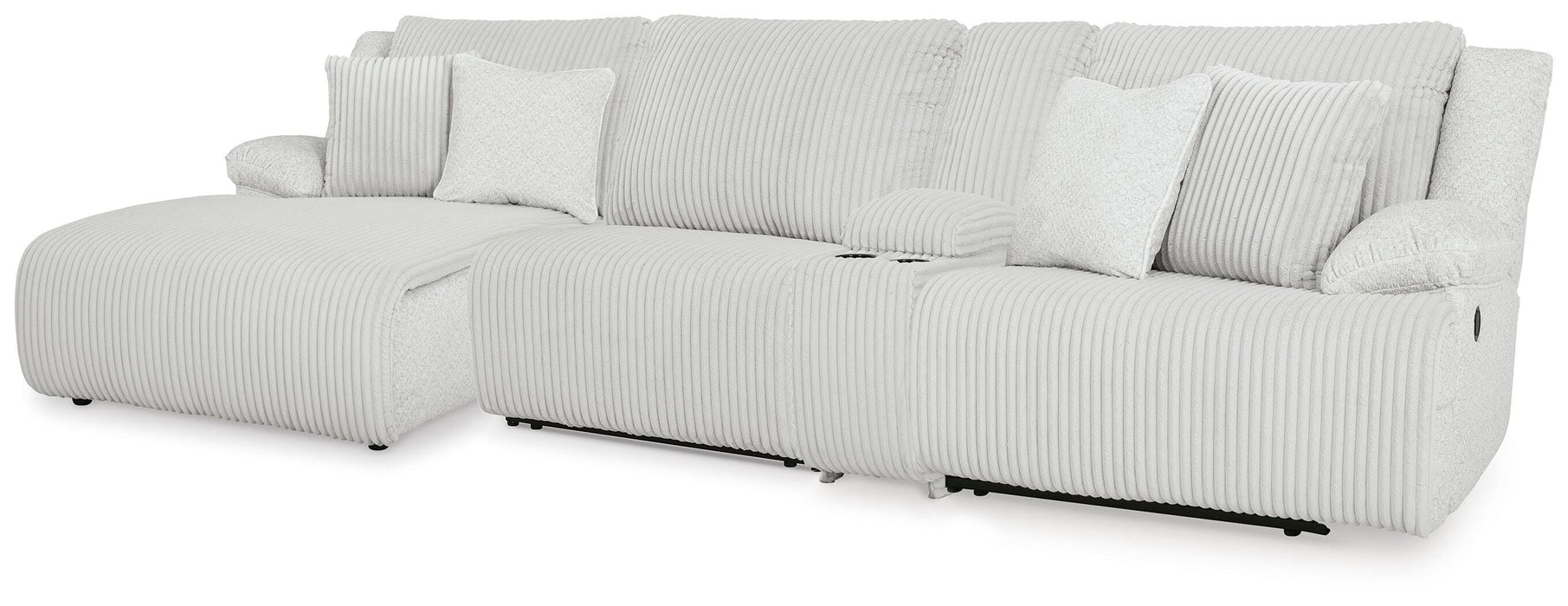 Top Tier Reclining Sectional with Chaise - US Furniture & Mattress (Waterbury,CT)*