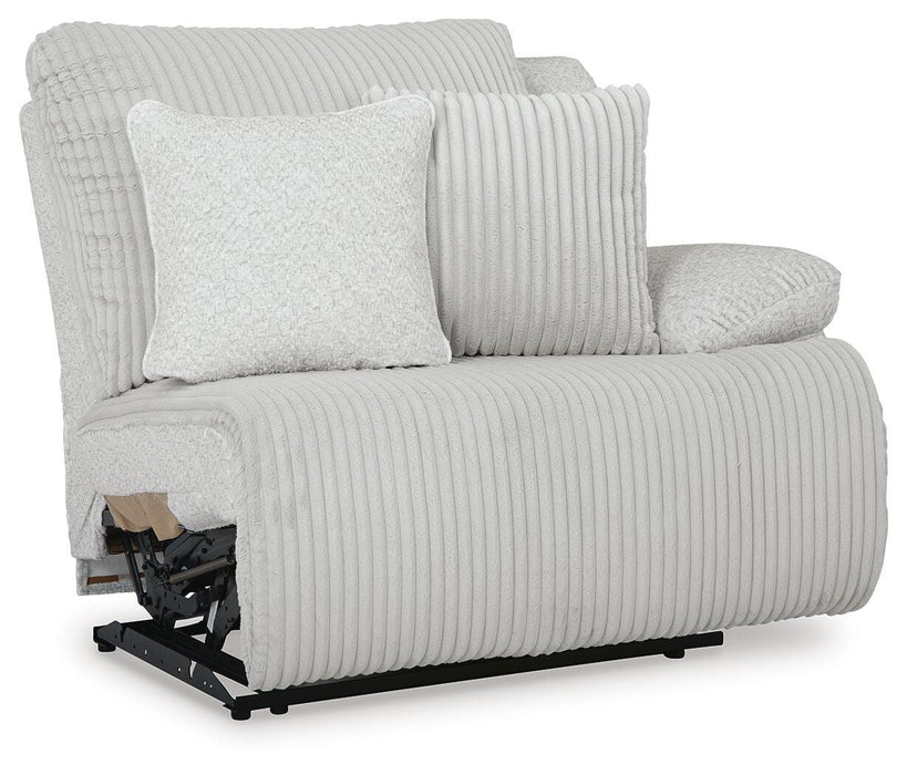 Top Tier Reclining Sectional with Chaise - US Furniture & Mattress (Waterbury,CT)*