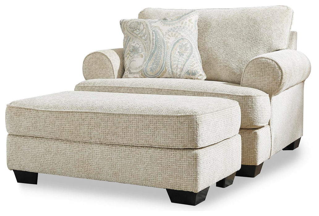 Monaghan Oversized Chair and Ottoman - US Furniture & Mattress (Waterbury,CT)*