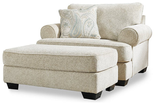 Monaghan Oversized Chair and Ottoman - US Furniture & Mattress (Waterbury,CT)*