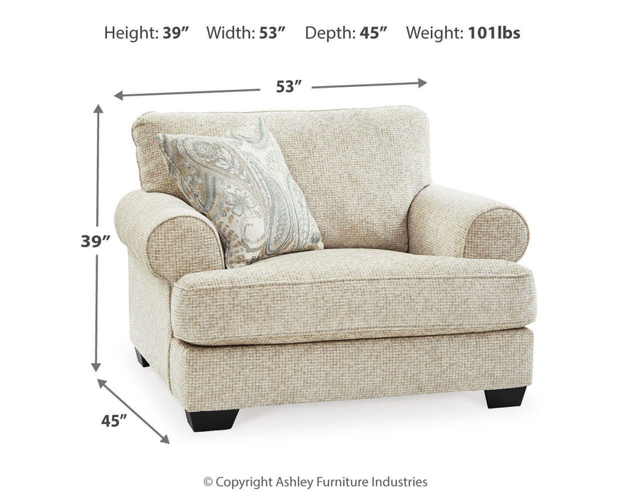 Monaghan Oversized Chair and Ottoman - US Furniture & Mattress (Waterbury,CT)*