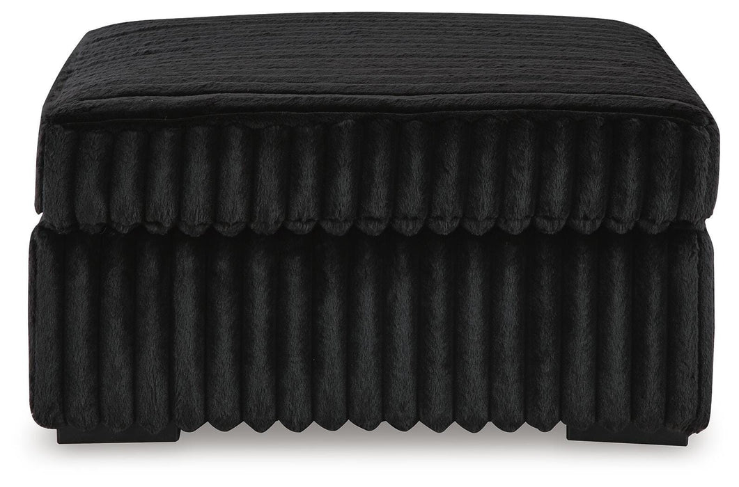 Midnight-Madness Oversized Accent Ottoman - US Furniture & Mattress (Waterbury,CT)*