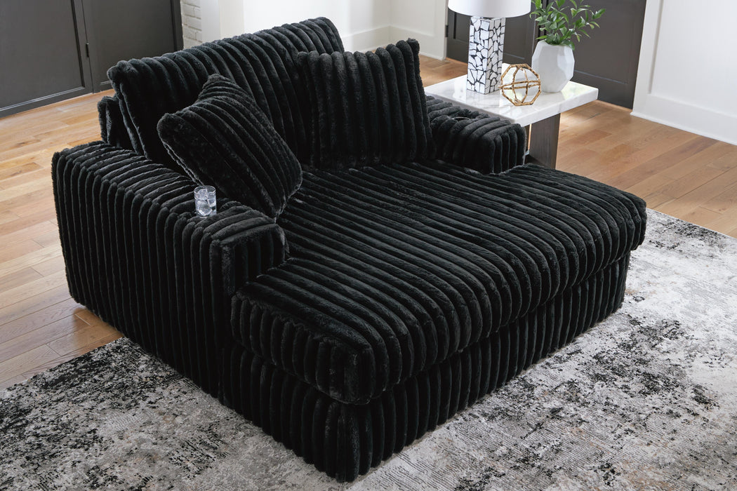 Midnight-Madness Oversized Chaise - US Furniture & Mattress (Waterbury,CT)*