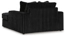 Midnight-Madness Oversized Chaise - US Furniture & Mattress (Waterbury,CT)*