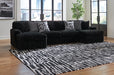 Midnight-Madness Sectional with Chaise - US Furniture & Mattress (Waterbury,CT)*