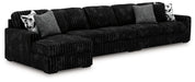 Midnight-Madness Sectional with Chaise - US Furniture & Mattress (Waterbury,CT)*