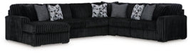 Midnight-Madness Sectional with Chaise - US Furniture & Mattress (Waterbury,CT)*