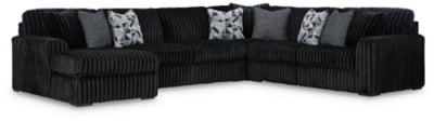 Midnight-Madness Sectional with Chaise - US Furniture & Mattress (Waterbury,CT)*