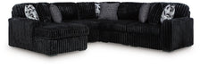 Midnight-Madness Sectional with Chaise - US Furniture & Mattress (Waterbury,CT)*