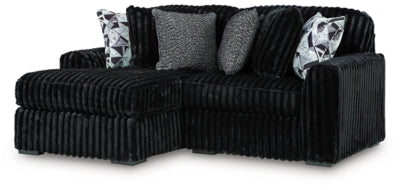Midnight-Madness Sectional with Chaise - US Furniture & Mattress (Waterbury,CT)*