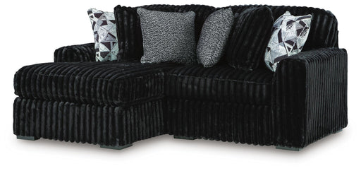 Midnight-Madness Sectional with Chaise - US Furniture & Mattress (Waterbury,CT)*