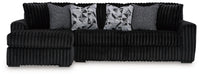 Midnight-Madness Sectional Sofa with Chaise - US Furniture & Mattress (Waterbury,CT)*