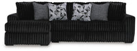 Midnight-Madness Sectional Sofa with Chaise - US Furniture & Mattress (Waterbury,CT)*