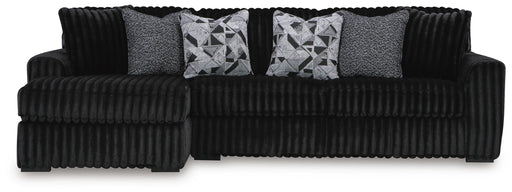 Midnight-Madness Sectional Sofa with Chaise - US Furniture & Mattress (Waterbury,CT)*