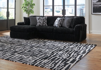 Midnight-Madness Sectional Sofa with Chaise - US Furniture & Mattress (Waterbury,CT)*