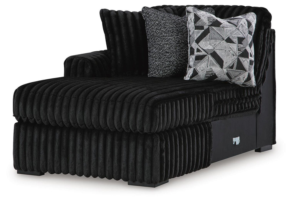 Midnight-Madness Sectional Sofa with Chaise - US Furniture & Mattress (Waterbury,CT)*