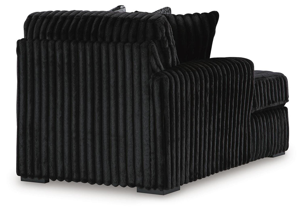 Midnight-Madness Sectional with Chaise - US Furniture & Mattress (Waterbury,CT)*