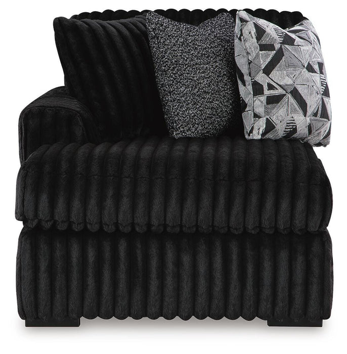 Midnight-Madness Sectional with Chaise - US Furniture & Mattress (Waterbury,CT)*