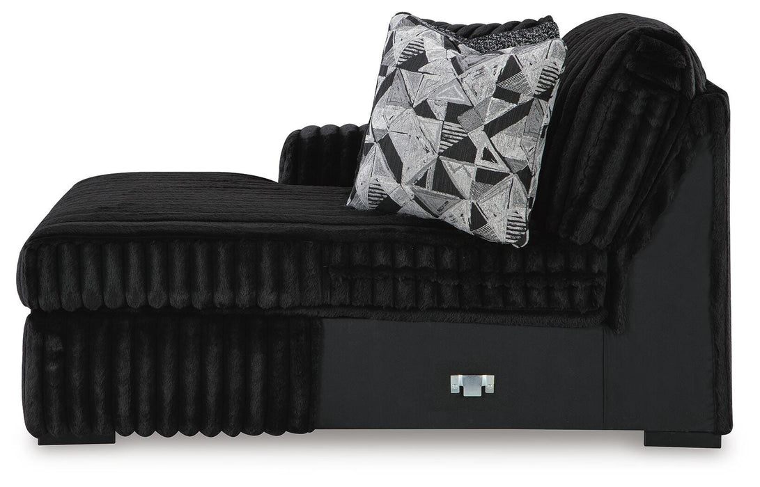 Midnight-Madness Sectional Sofa with Chaise - US Furniture & Mattress (Waterbury,CT)*