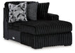 Midnight-Madness Sectional with Chaise - US Furniture & Mattress (Waterbury,CT)*
