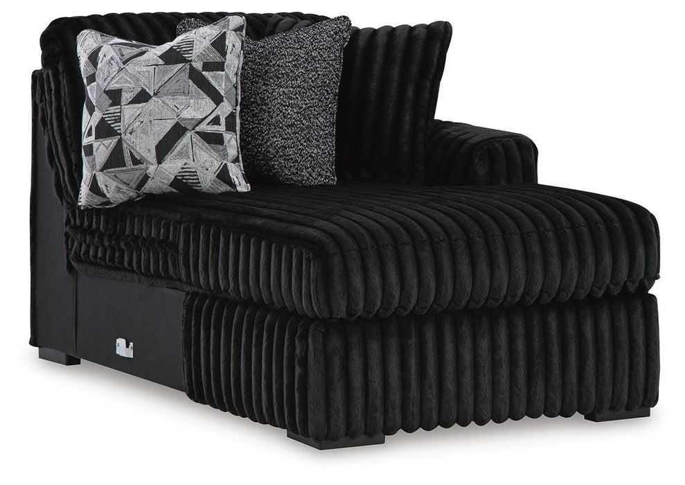 Midnight-Madness Sectional Sofa with Chaise - US Furniture & Mattress (Waterbury,CT)*