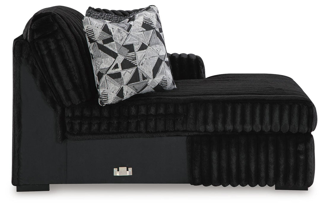 Midnight-Madness Sectional Sofa with Chaise - US Furniture & Mattress (Waterbury,CT)*