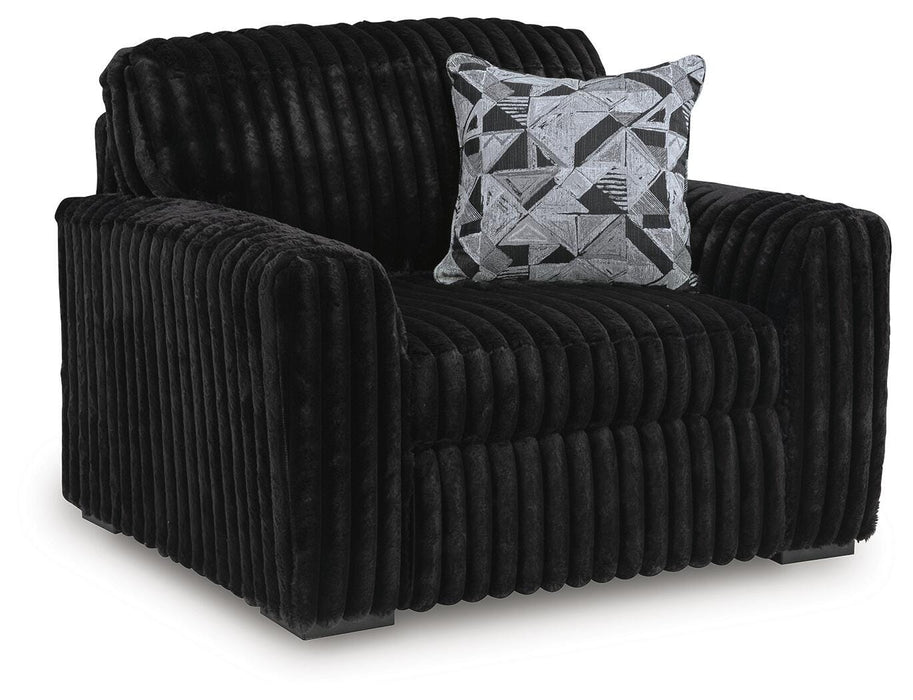 Midnight-Madness Oversized Chair - US Furniture & Mattress (Waterbury,CT)*