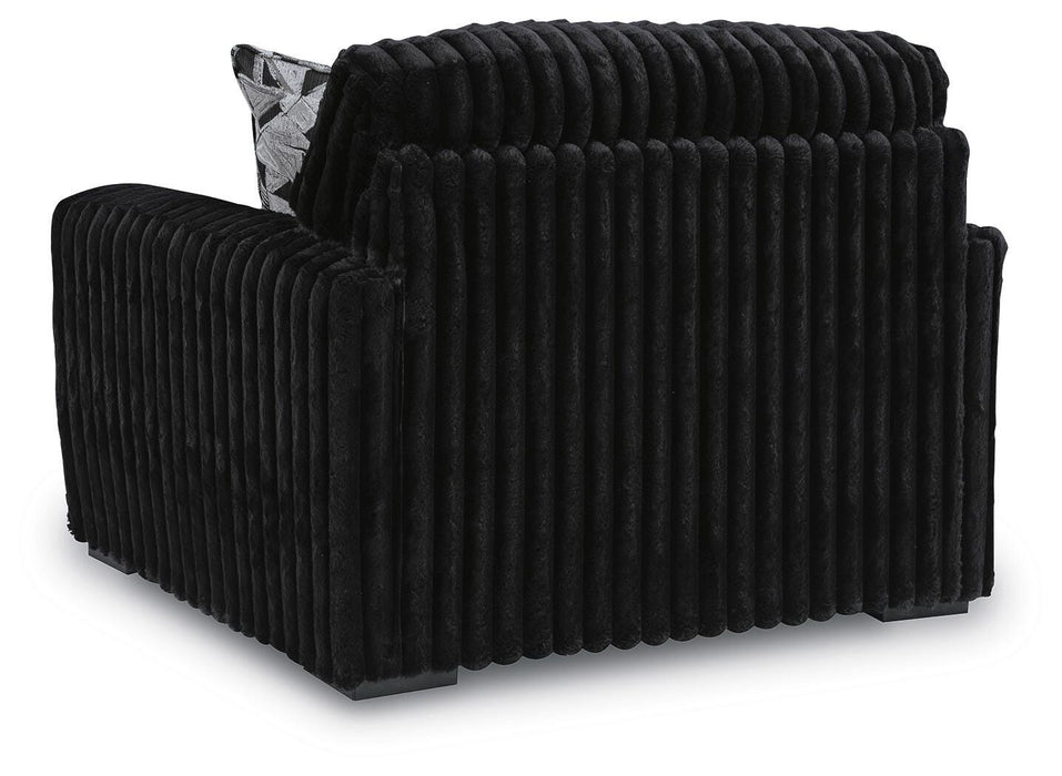 Midnight-Madness Oversized Chair - US Furniture & Mattress (Waterbury,CT)*