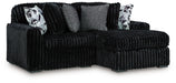 Midnight-Madness Sectional with Chaise - US Furniture & Mattress (Waterbury,CT)*