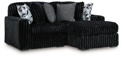 Midnight-Madness Sectional with Chaise - US Furniture & Mattress (Waterbury,CT)*