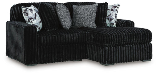 Midnight-Madness Sectional with Chaise - US Furniture & Mattress (Waterbury,CT)*