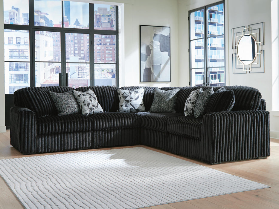 Midnight-Madness Sectional - US Furniture & Mattress (Waterbury,CT)*
