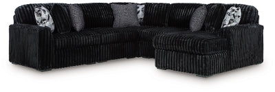 Midnight-Madness Sectional with Chaise - US Furniture & Mattress (Waterbury,CT)*