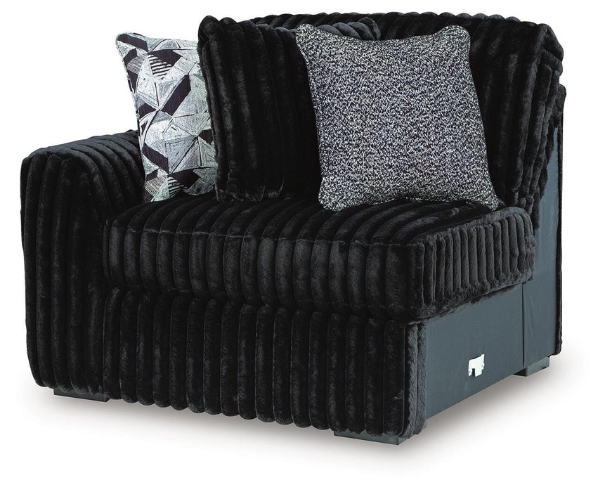 Midnight-Madness Sectional Sofa - US Furniture & Mattress (Waterbury,CT)*