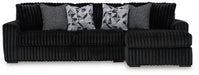 Midnight-Madness Sectional Sofa with Chaise - US Furniture & Mattress (Waterbury,CT)*