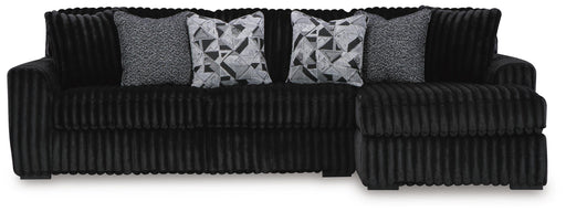 Midnight-Madness Sectional Sofa with Chaise - US Furniture & Mattress (Waterbury,CT)*