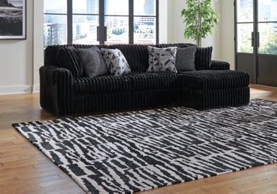 Midnight-Madness Sectional Sofa with Chaise - US Furniture & Mattress (Waterbury,CT)*