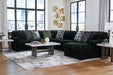 Midnight-Madness Sectional with Chaise - US Furniture & Mattress (Waterbury,CT)*