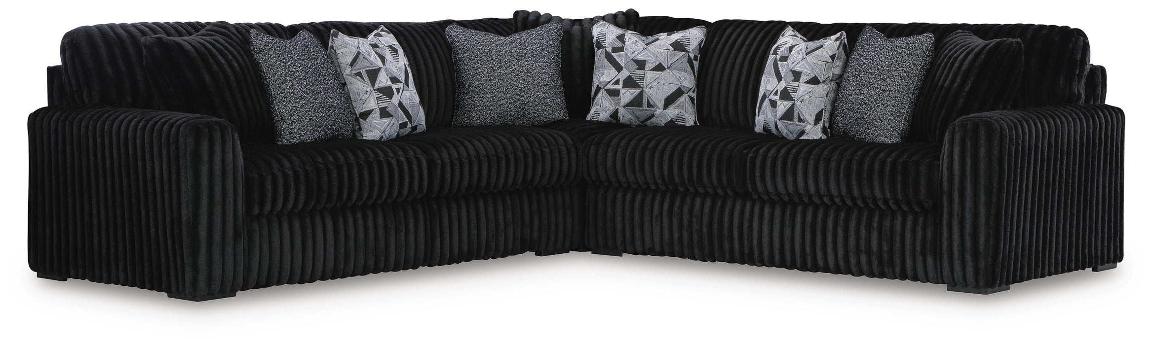 Midnight-Madness Sectional - US Furniture & Mattress (Waterbury,CT)*