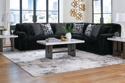 Midnight-Madness Sectional - US Furniture & Mattress (Waterbury,CT)*