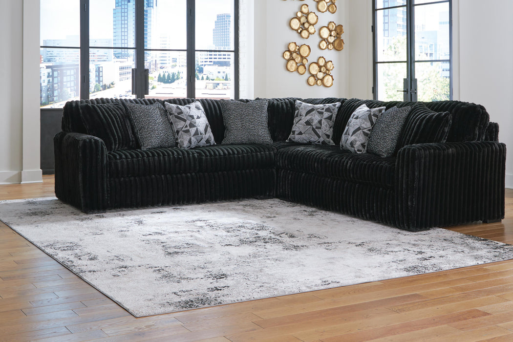 Midnight-Madness Sectional - US Furniture & Mattress (Waterbury,CT)*