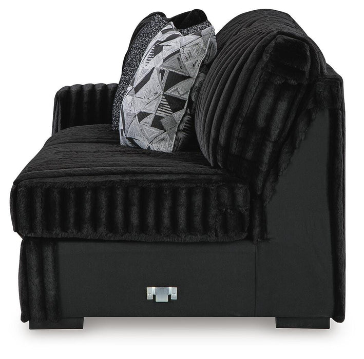 Midnight-Madness Sectional with Chaise - US Furniture & Mattress (Waterbury,CT)*