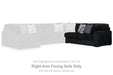 Midnight-Madness Sectional with Chaise - US Furniture & Mattress (Waterbury,CT)*