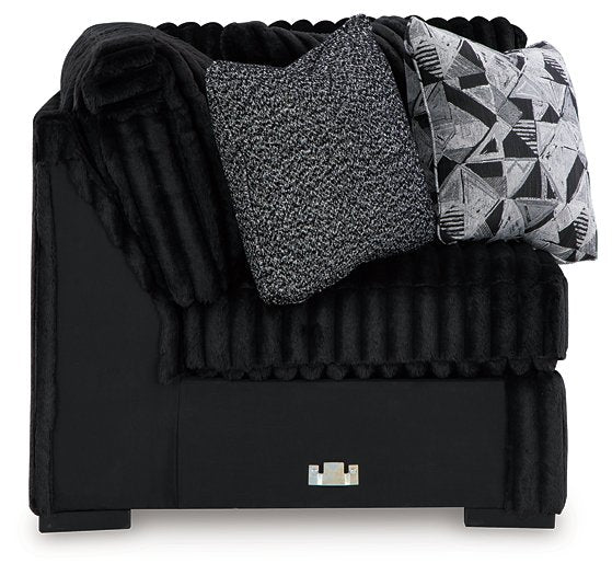 Midnight-Madness Sectional with Chaise - US Furniture & Mattress (Waterbury,CT)*