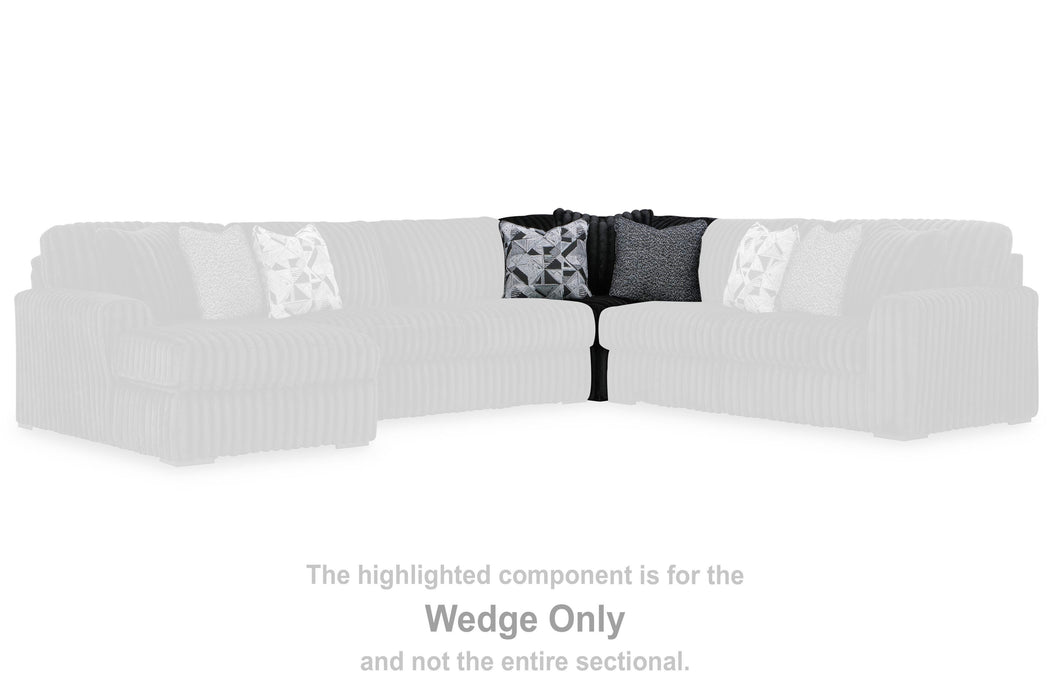 Midnight-Madness Sectional with Chaise - US Furniture & Mattress (Waterbury,CT)*