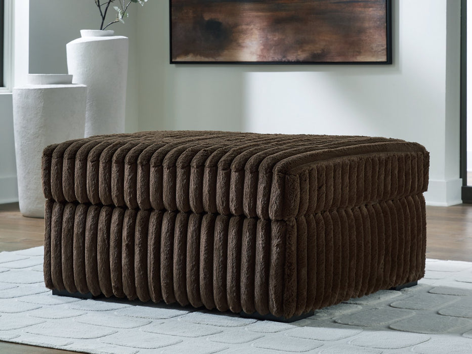 Midnight-Madness Oversized Accent Ottoman - US Furniture & Mattress (Waterbury,CT)*