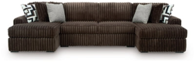 Midnight-Madness Sectional with Chaise - US Furniture & Mattress (Waterbury,CT)*