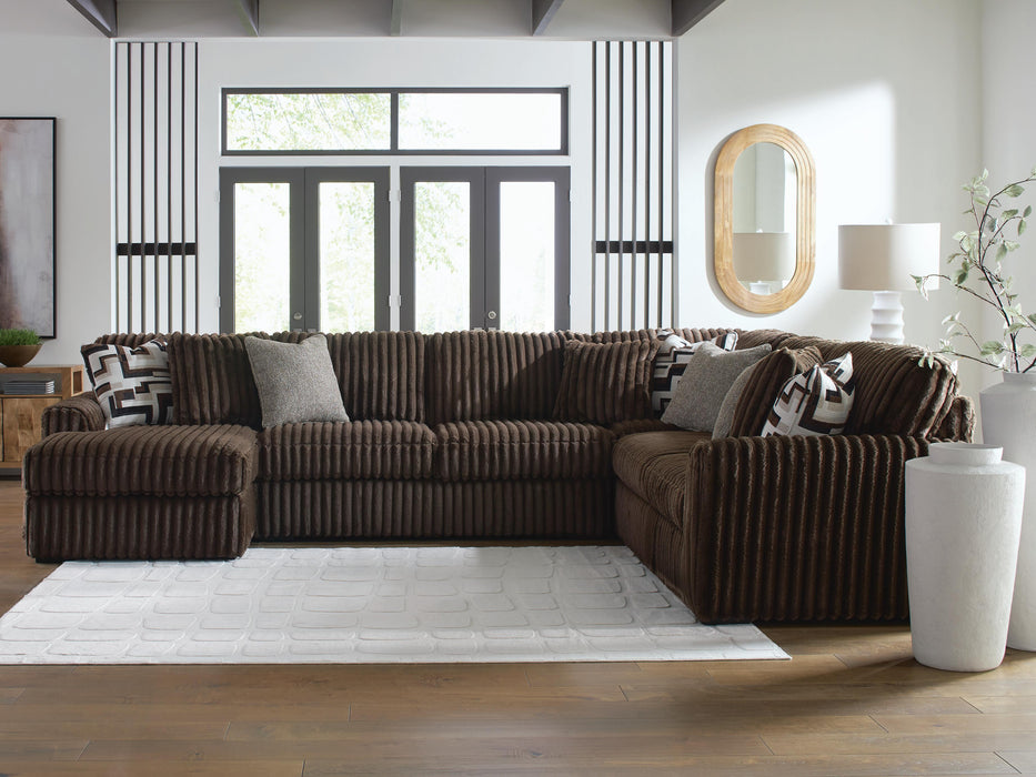 Midnight-Madness Sectional with Chaise - US Furniture & Mattress (Waterbury,CT)*